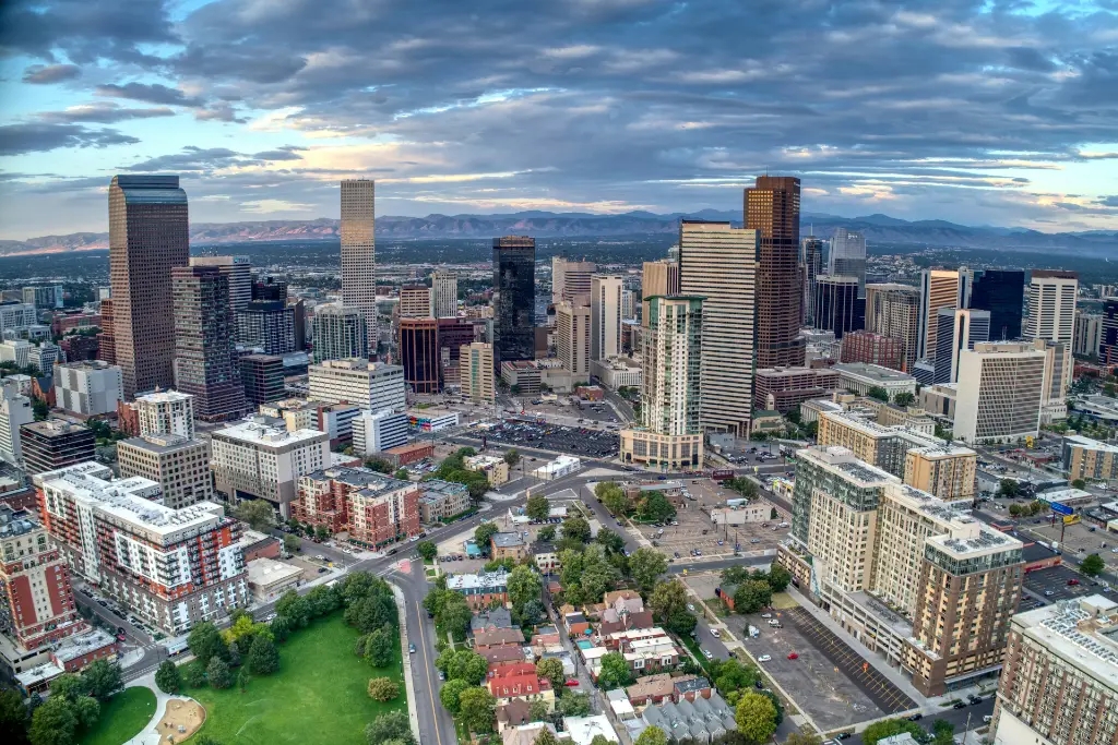 Denver from above